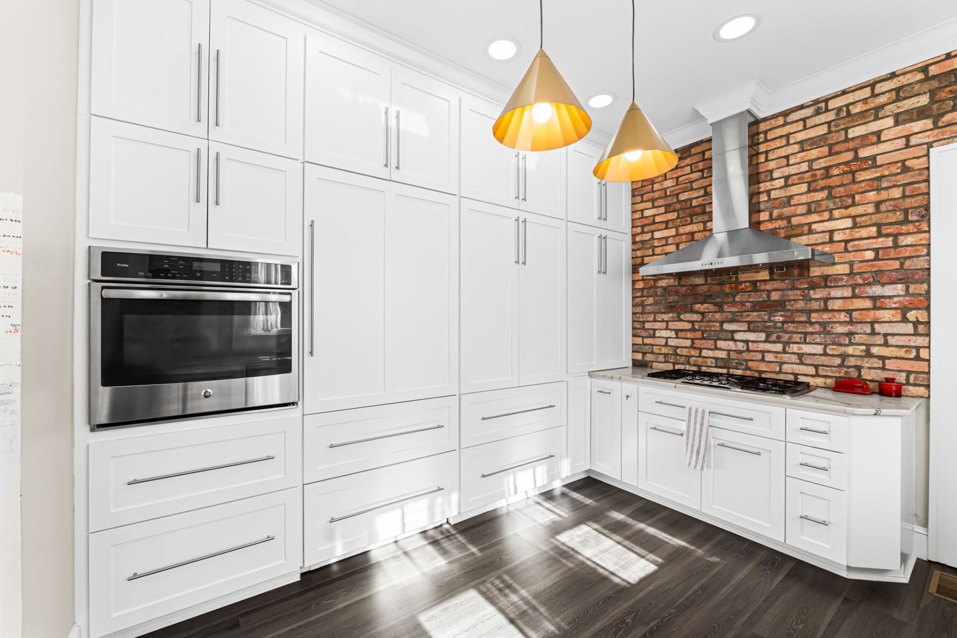 Custom kitchen with dovetail cabinetry